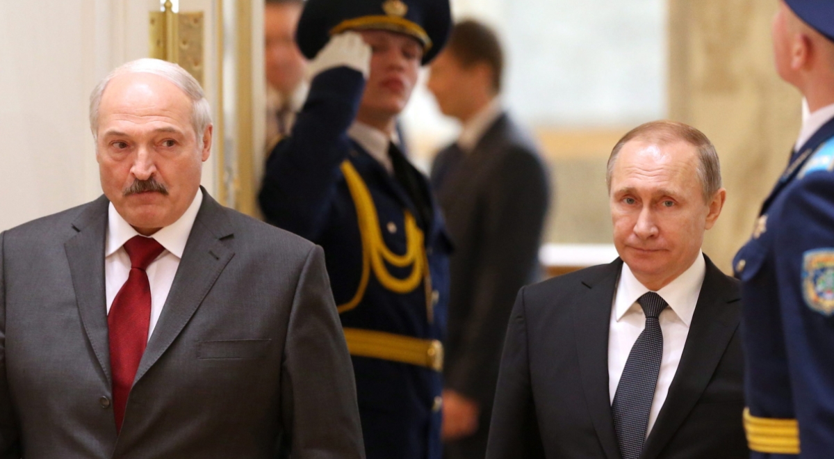Spotkanie Putina i Łukaszenki w Mińsku