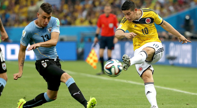 Brazylia 2014: Kolumbia - Urugwaj. Zabrakło Suareza, show dał Rodriguez [RELACJA]