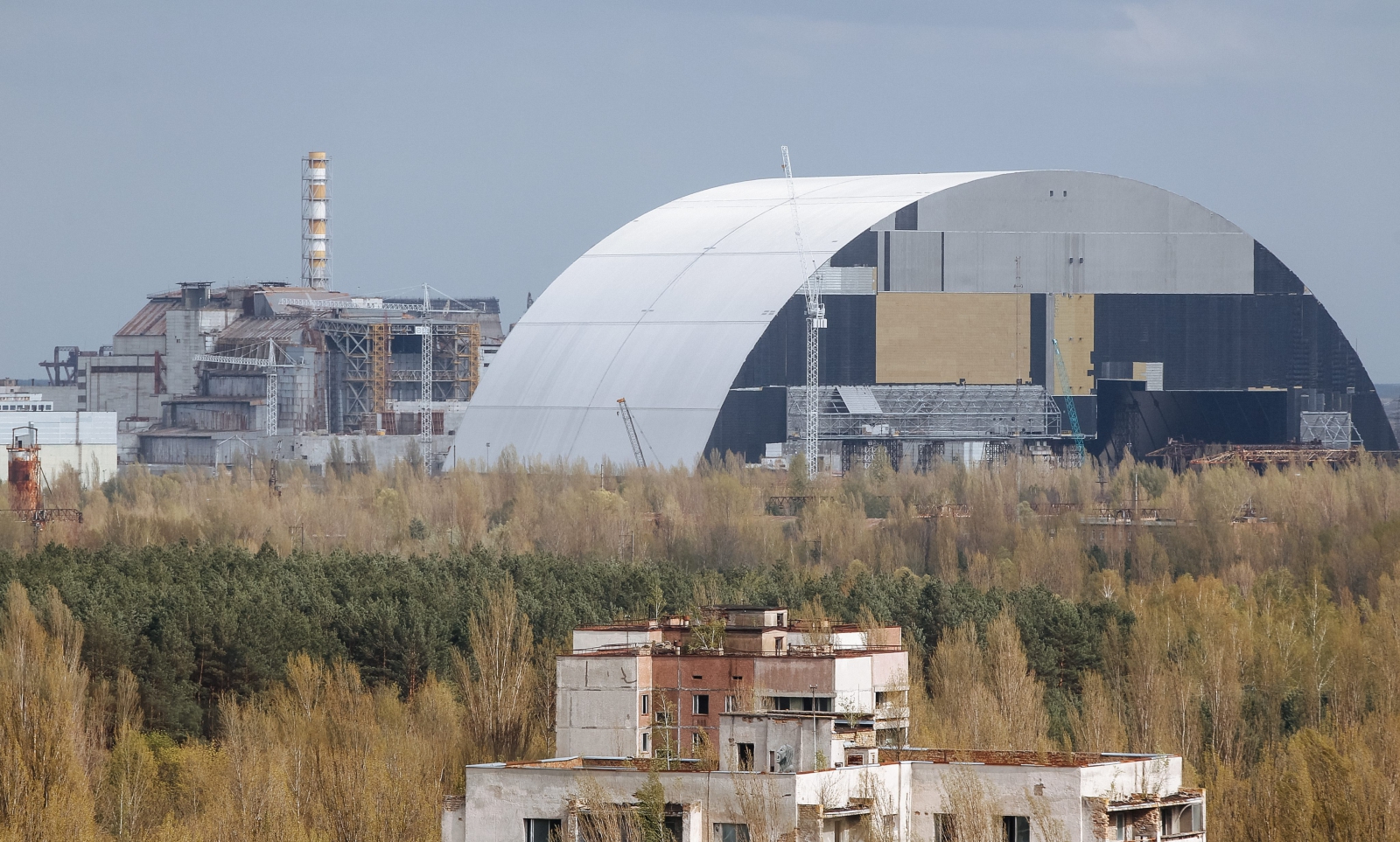 Czarnobyl: budowa nowego sarkofagu i miasto Prypeć