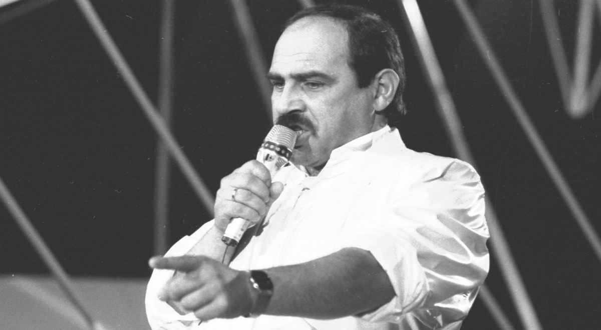 Andrzej Zaucha na XXIII Krajowym Festiwalu Piosenki Polskiej w Opolu, lipiec 1986