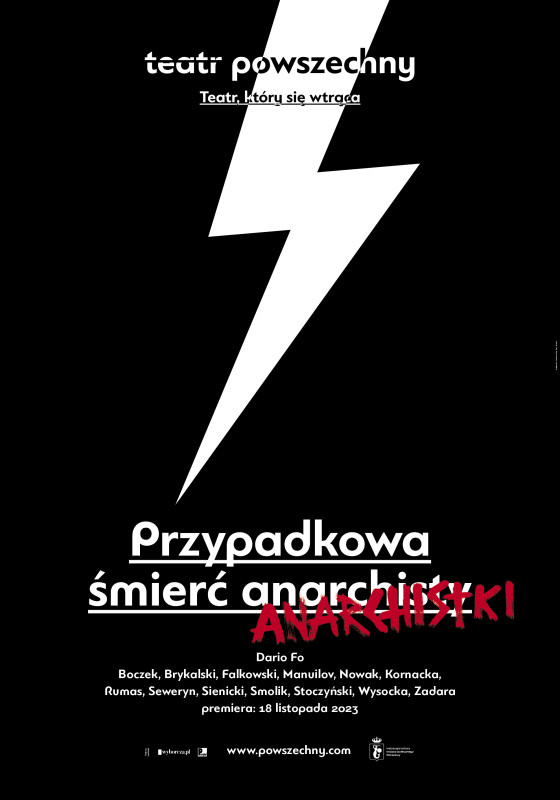 Teatar Powszechny "Przypadkowa  śmierć anarchisty", reż. Michał Zadara
