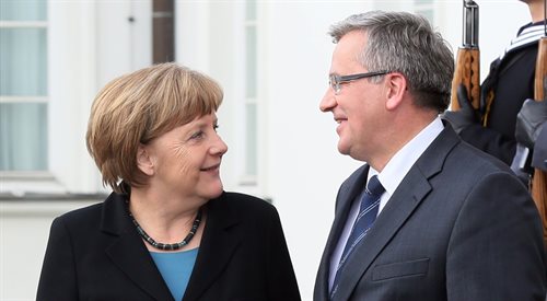 Bronisław Komorowski i Angela Merkel zgadzali się w podstawowych kwestiach