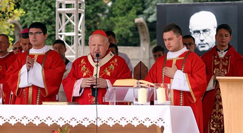 Uroczystości 75. rocznicy męczeńskiej śmierci św. Maksymiliana Kolbego