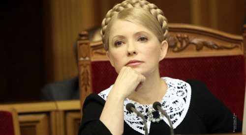 Julia Tymoszenko jako premier Ukrainy, zdjęcie archiwalne
