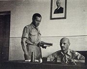 Generał Władysław  Anders i gen. Zygmunt Szyszko-Bohusz. Jungi-Jul 1942