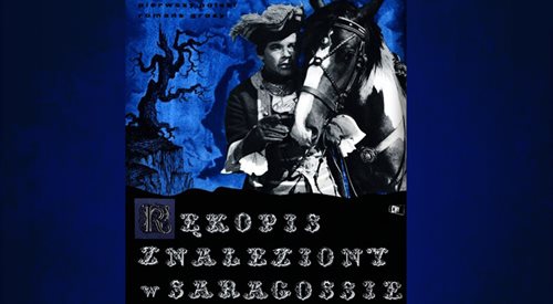 Fragment plakatu filmu Rękopis znaleziony w Saragossie Wojciecha Hasa
