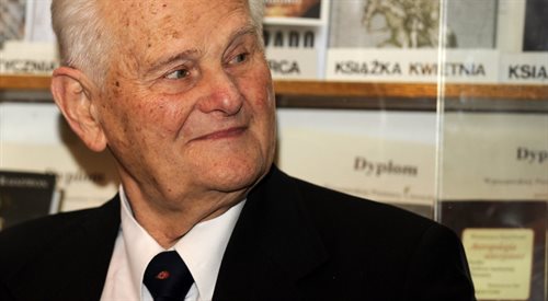 Bogusław Nizieński w latach 1999-2004 pełnił funkcję Rzecznika Interesu Publicznego. Na zdj. podczas spotkania w warszawskim Klubie Księgarza, 2011 rok