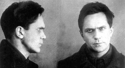 Warłam Szałamow. Zdjęcie NKWD po aresztowaniu  w1937 r.