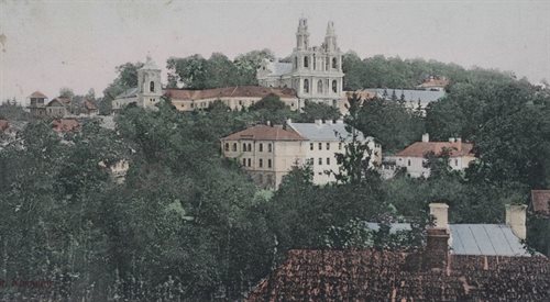 Buczacz, klasztor oo. Bazylianów Bua, pocztówka z pocz. XX wieku