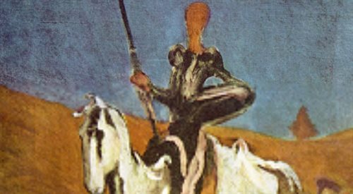 Don Kichot na obrazie Honor Daumiera