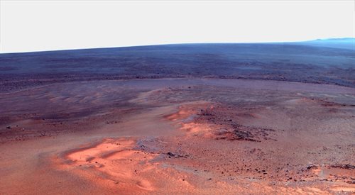 Mars - jedno ze zdjęć wykonanych przez Opportunity
