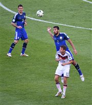 Fragment meczu Niemcy - Argentyna 