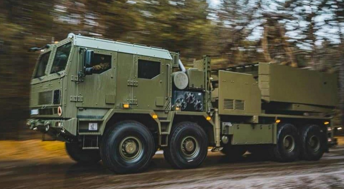 Polish Jelcz truck platform, designed to carry the new launchers.