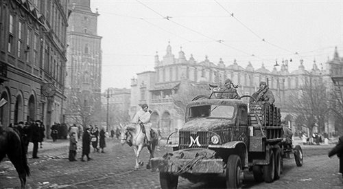 Kraków. Rok 1945