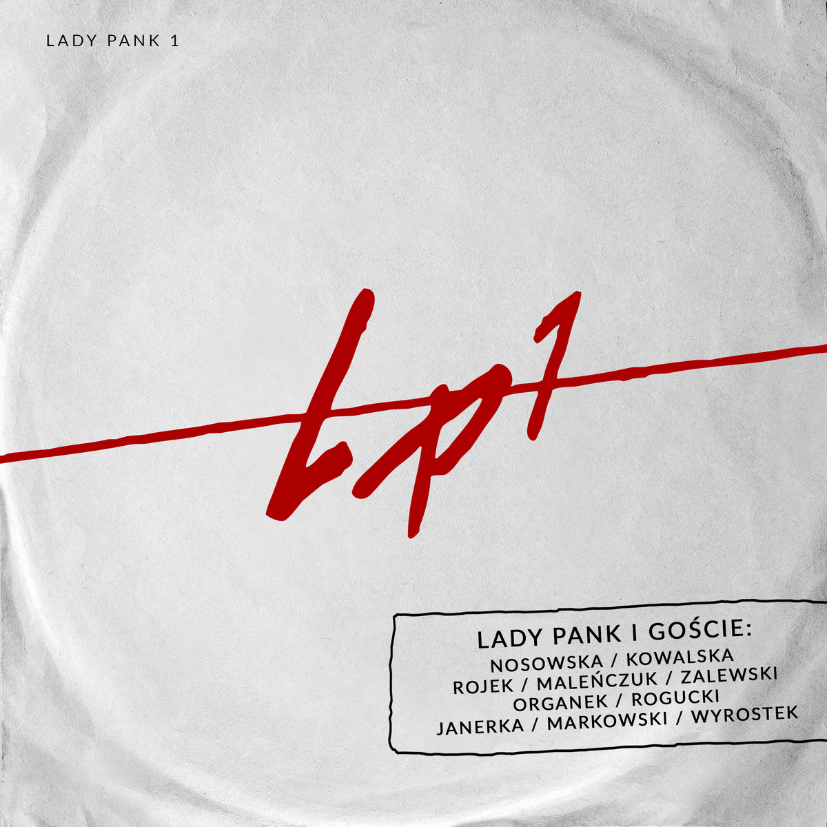 Okładka płyty Lady Pank "LP1"