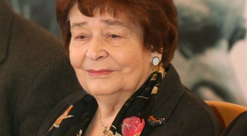 Danuta Michałowska podczas promocji książki Nieznany przyjaciel Karola Wojtyły