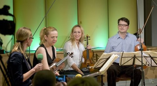 Agata Kwiecińska, Royal String Quartet - Five oclock, Studio im. W. Szpilmana, styczeń 2012.