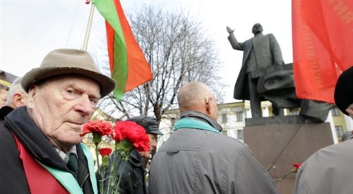 Pomnik Lenina w Borysowie i miejscowi komuniści