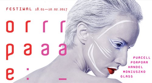 Fragm. plakatu tegorocznej odsłony festiwalu Opera Rara