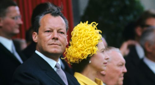 Berlin 1965 r., kanclerz RFN - Willy Brandt i królowa Elżbieta II, PAPDPA
