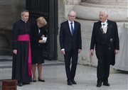 Herman Van Rompuy na uroczystościach kanonizacyjnych papieży Jana Pawła II i Jana XXIII 