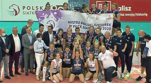 Mistrzynie Polski w siatkówce juniorek 2020 - Energa MKS SMS Kalisz