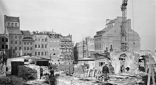 Odbudowa Starego Miasta w Warszawie, ok. 1952-1953