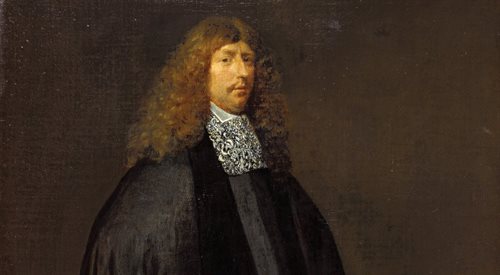 Gerard ter Borch żył w latach 1617  1681. (na zdjęciu fragment autoportretu)