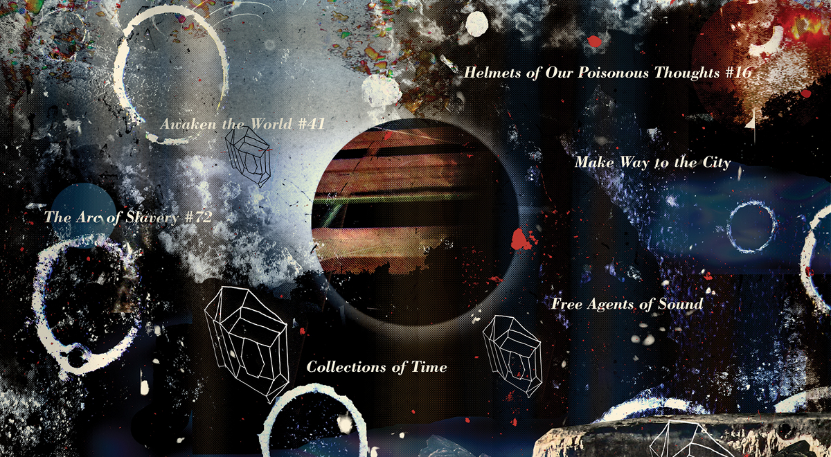 Fragment okładki płyty Galactic Parables: Volume 1 Roba Mazurka i Exploding Star Orchestra