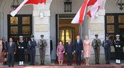 Oficjalna wizyta Prezydenta Singapuru z Małżonką w Polsce - powitanie