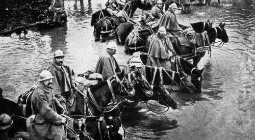 Wojska francuskie w drodze do Verdun