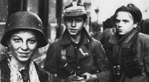Powstańcy ze Zgrupowania Radosław. 2 września 1944 roku.