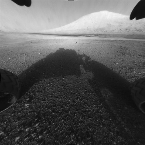 Mount Sharp czyli cel Curiosity w obiektywie łazika