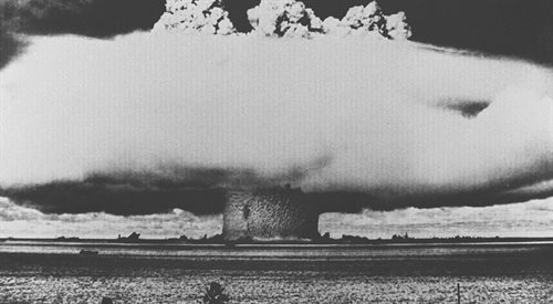 Testy nuklearne w 1946 roku - Bikini, atol w archipelagu Wysp Marshalla