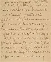 List do córki Zosi napisany przez Witolda Pileckiego 18 października 1943 roku