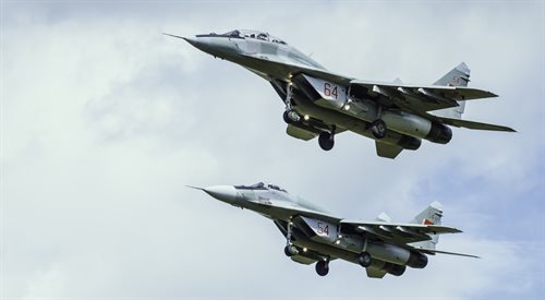 Białoruskie myśliwce podczas manewrów Zapad 2017