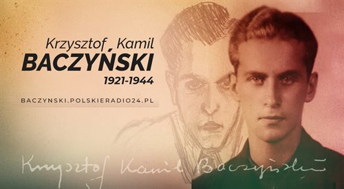 Materiały promocyjne do serwisu na stulecie urodzin Krzysztofa Kamila Baczyńskiego