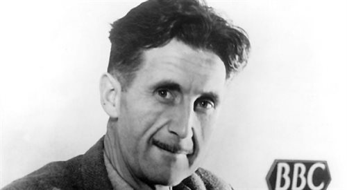 George Orwell w studiu BBC
