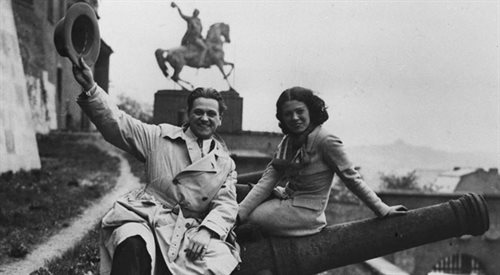 Eugeniusz Bodo i Nora Ney, ok. 1934 roku. PAPCAF-archiwum