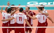 Radość Polaków ze zdobytego punktu w finale siatkarskich mistrzostw świata