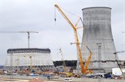 Miejsce budowy elektrowni atomowej w Ostrowcu na Białorusi, 180 km od Mińska i 50 km od Wilna