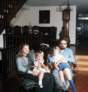 Krzysztof Penderecki z rodziną, 1974
