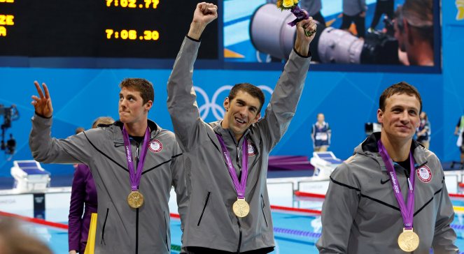 Michael Phelps (C)