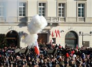 Uroczyste obchody Święta Niepodległości przed Grobem Nieznanego Żołnierza na placu Piłsudskiego w Warszawie