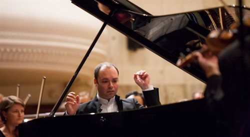 Alexander Melnikov na koncercie inauguracyjnym Festiwalu Chopin i jego Europa
