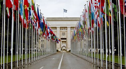 Gmach ONZ w Genevie