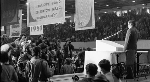 I Krajowy Zjazd Delegatów NSZZ Solidarność. Gdańsk, 1981-09-05. PAPCAFJanusz Uklejewski
