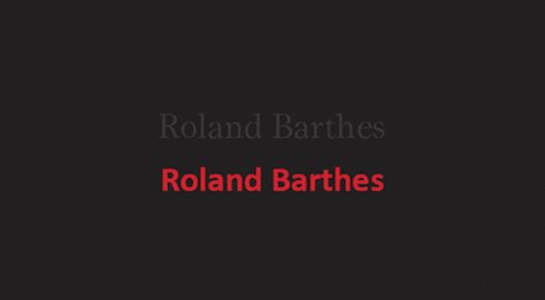 Autobiografia zatytułowana po prostu Roland Barthes ukazała się właśnie nakładem wydawnictwa słowoobraz terytoria