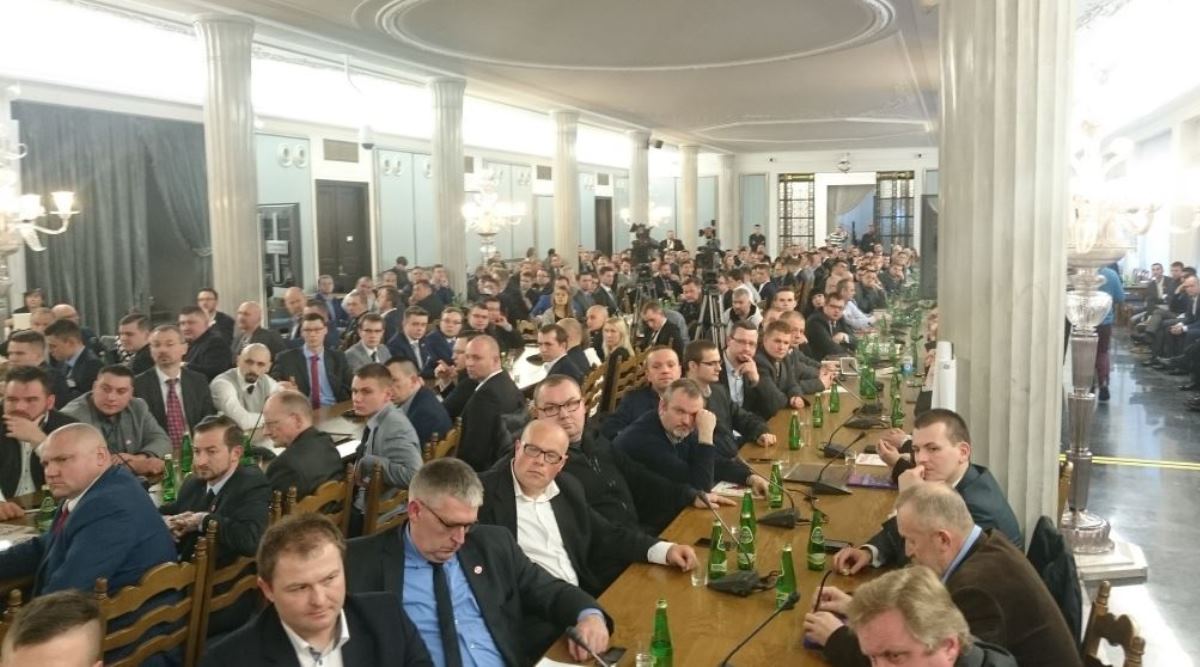 I Kongres Endecji w Sali Kolumnowej Sejmu