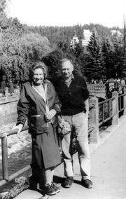 Stefan Kisielewski wraz z żoną Lidią (fot. z książki Mariusza Urbanka 